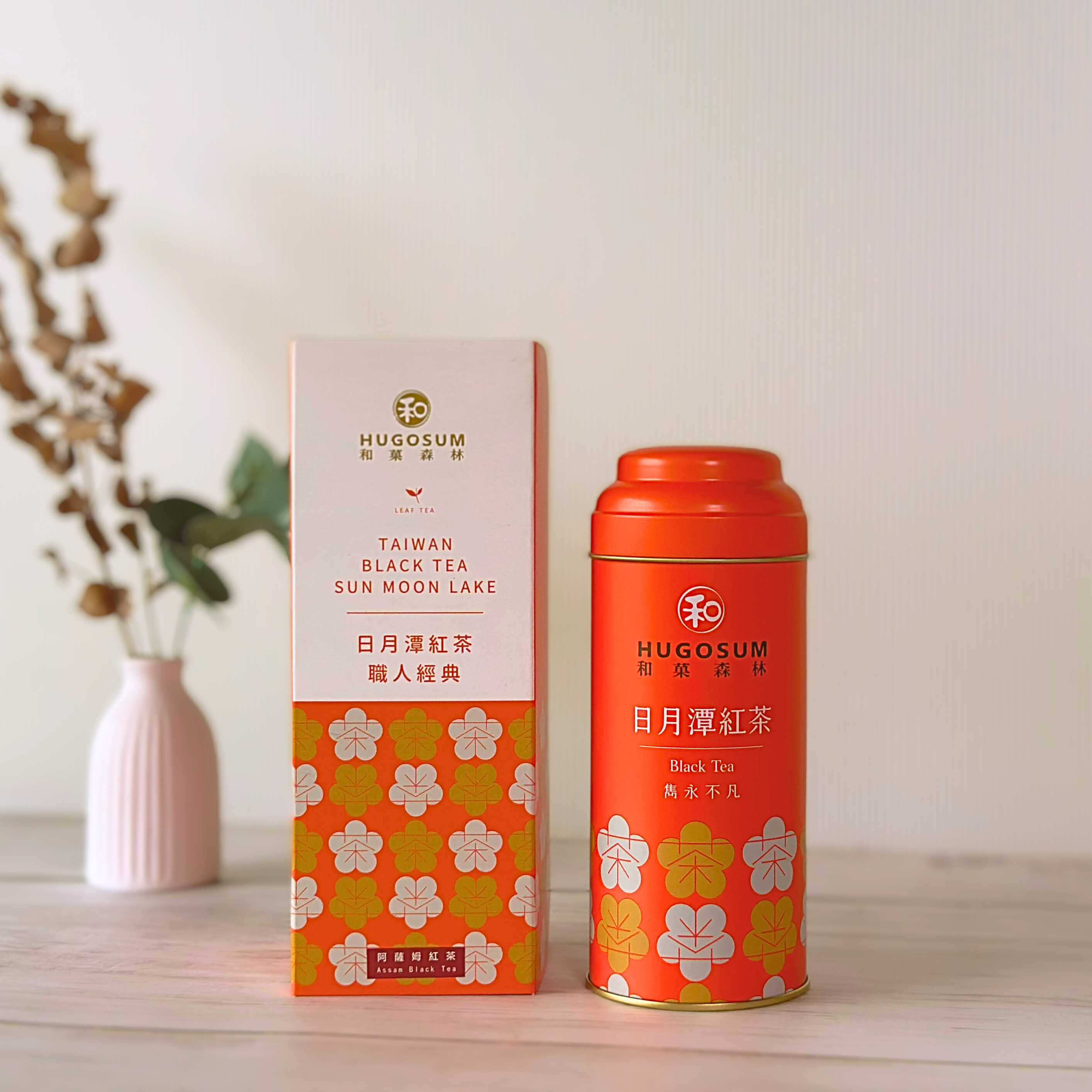 嚴選阿薩姆紅茶台茶8號75g(黑鐵罐黑蓋)｜日月老茶廠台灣農林日月