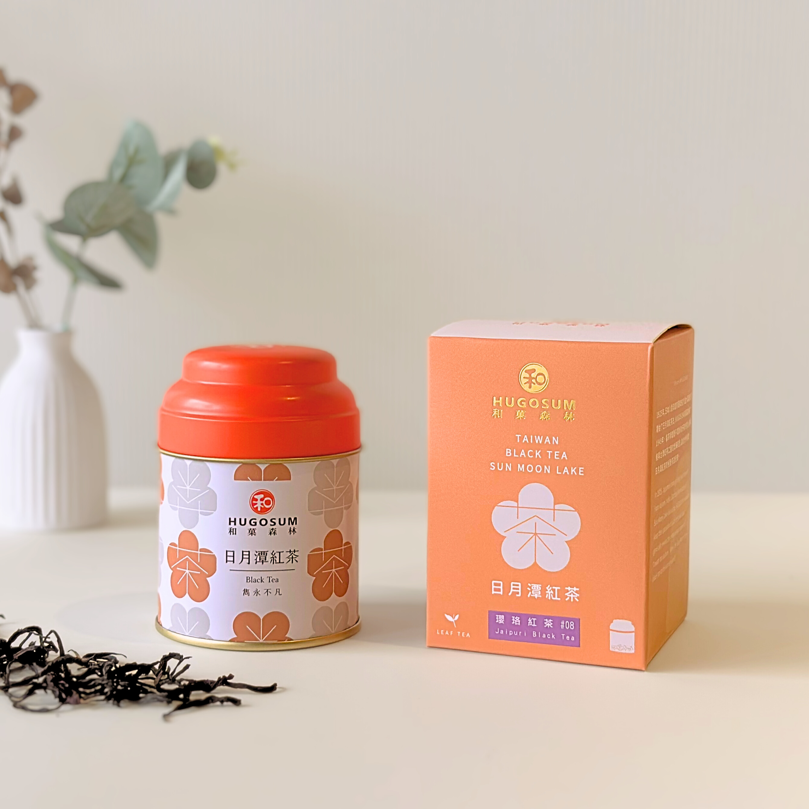 嚴選阿薩姆紅茶台茶8號75g(黑鐵罐黑蓋)｜日月老茶廠台灣農林日月