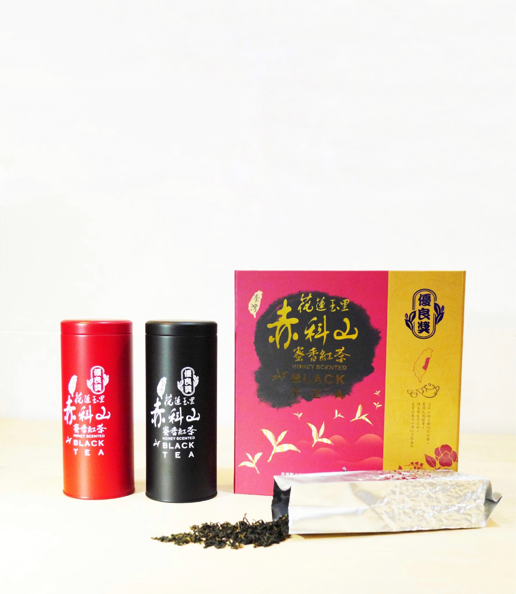 台湾 花蓮 瑞穂産 蜜香紅茶 75g×2缶 未開封 ギフト箱入り 蜜香紅茶-銅牌獎/盒75g*2罐
